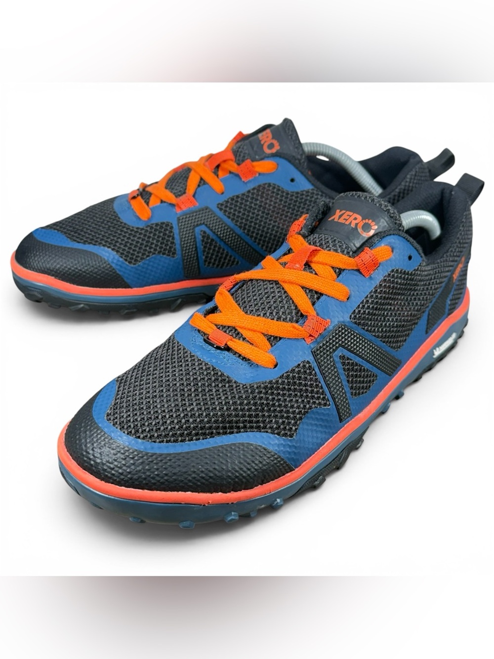 Xero Shoes Men's 10.5 Black Scrambler Low Michelin Barefoot Running Trail Hiking